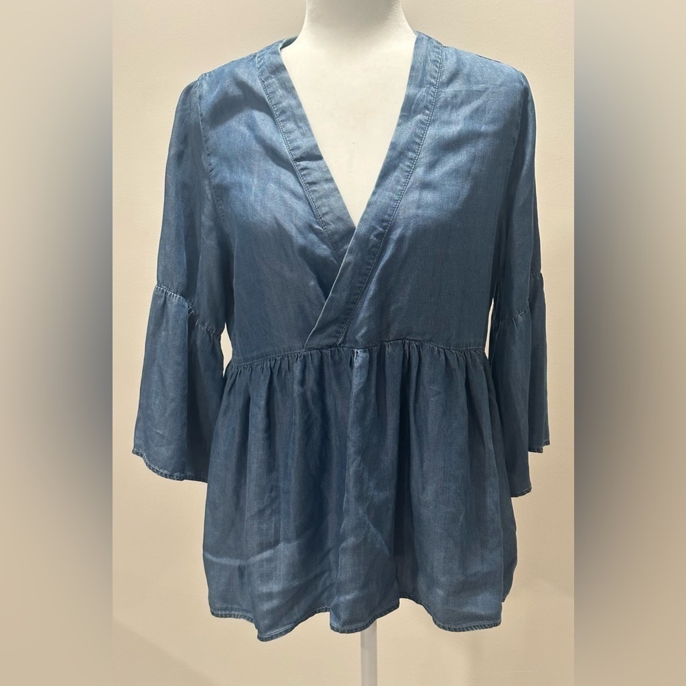 Laurie Felt Women’s Blue Blouse Size Xs